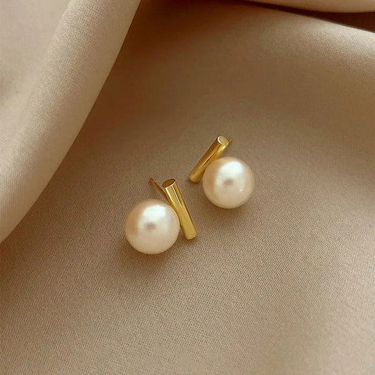 Mother-of-Pearl Bar Earrings
