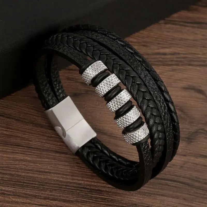 Regal Vintage - Luxury Leather Bracelet
