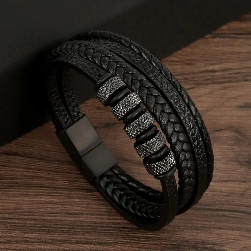 Regal Vintage - Luxury Leather Bracelet