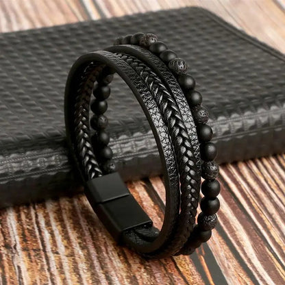 Elite Vintage - Luxury Leather Bracelet