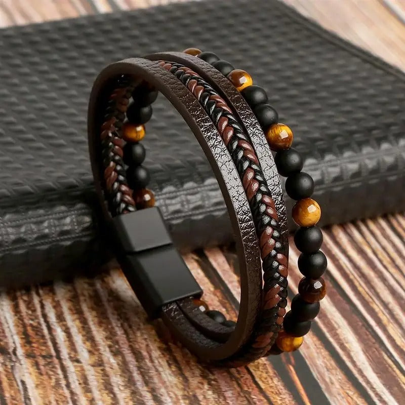 Elite Vintage - Luxury Leather Bracelet
