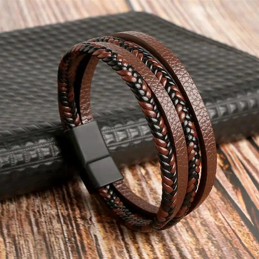 Prestige Vintage Luxury Leather Bracelet