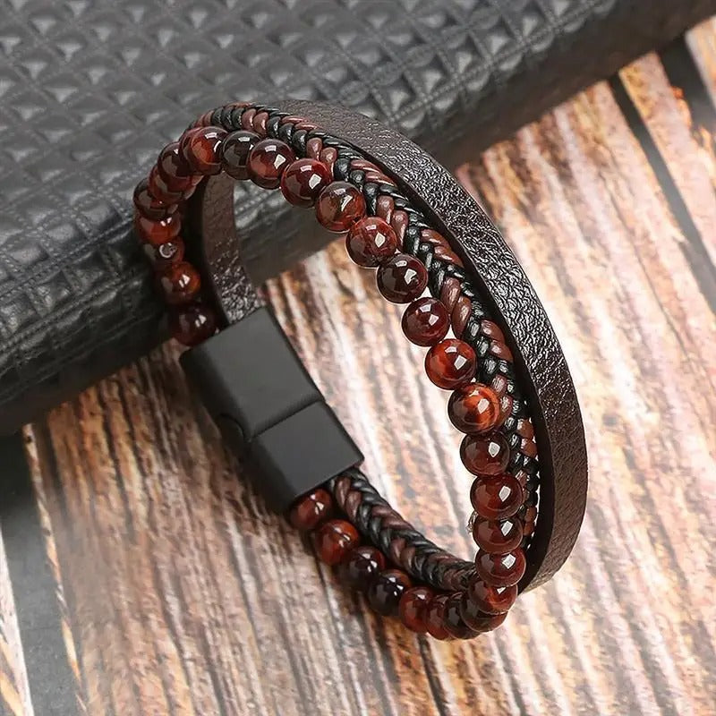 Opulent Vintage - Luxury Leather Bracelet