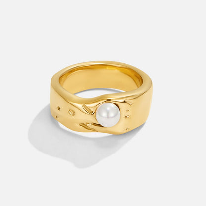 Malia Gold Beaded Ring