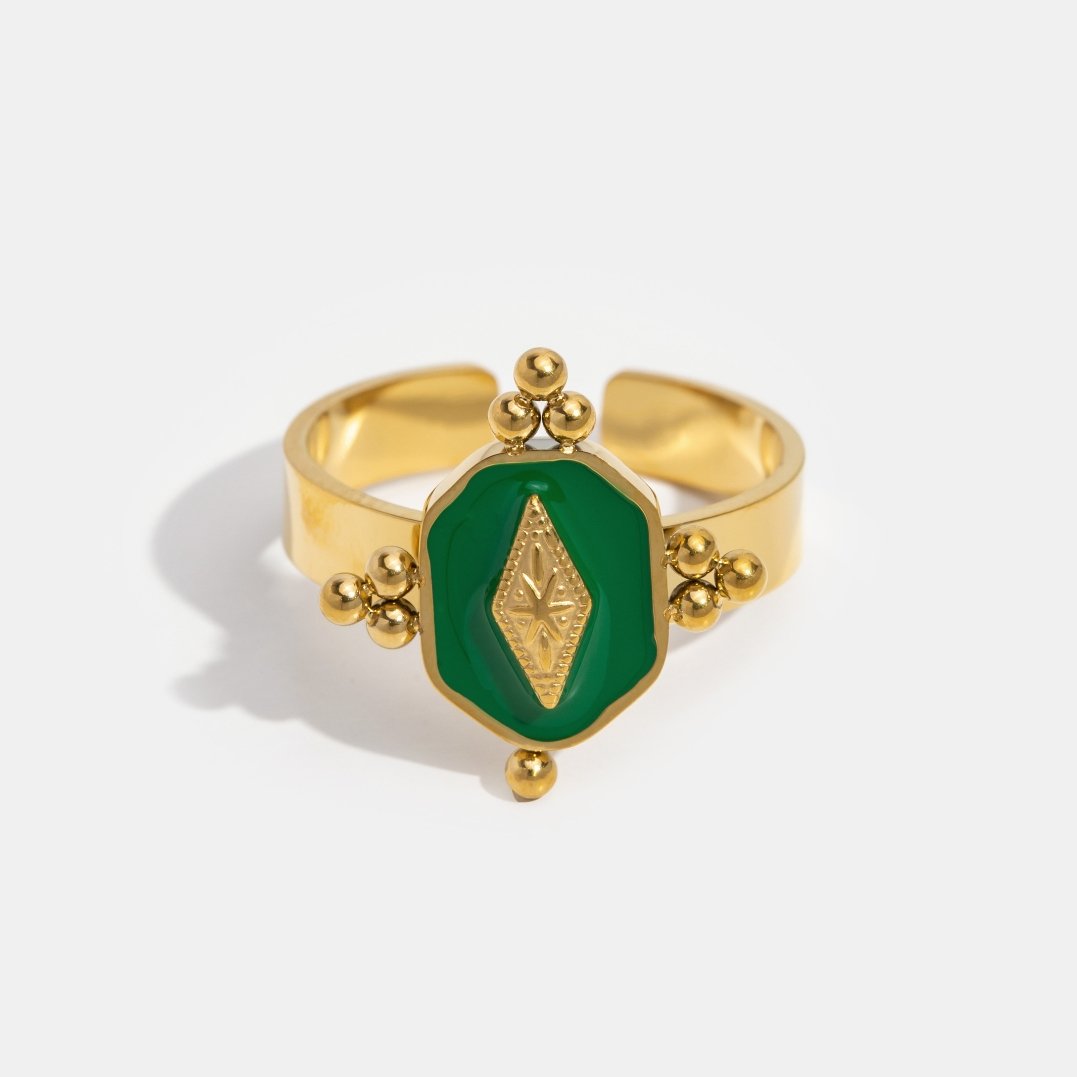 Marina Vintage Geometric Ring