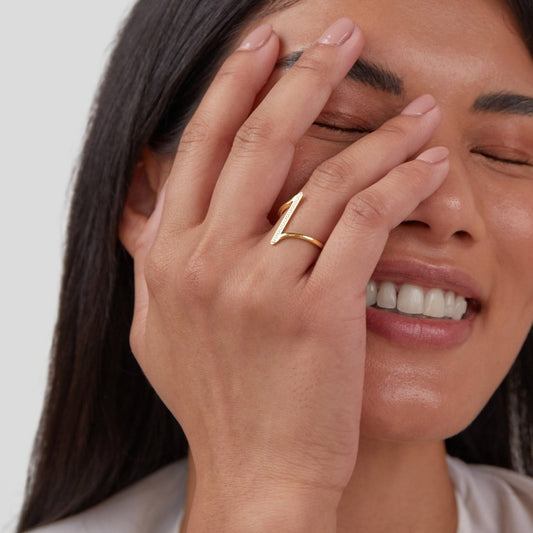 Mila Twisted Gold Ring
