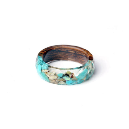 Marie-Caley Wooden Orchid Ring