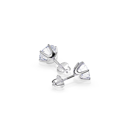 White Gold Tera Collection Earrings - Handmade Limited Edition