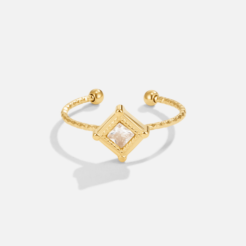 Sofia Diamond-Shaped Ring