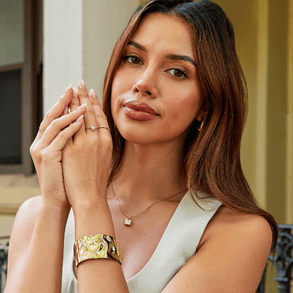 Sofia Diamond-Shaped Ring