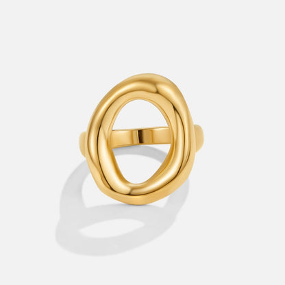 Vina Molten Gold Ring