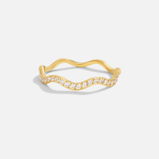Zenya Crystal & Gold Ring