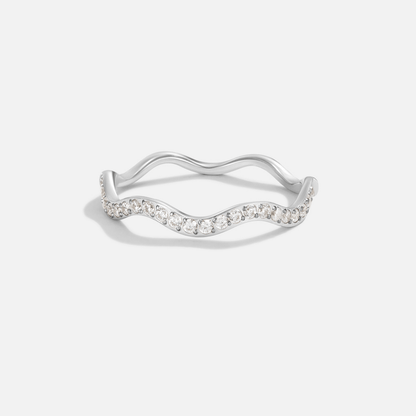 Zenya Crystal and Silver Ring